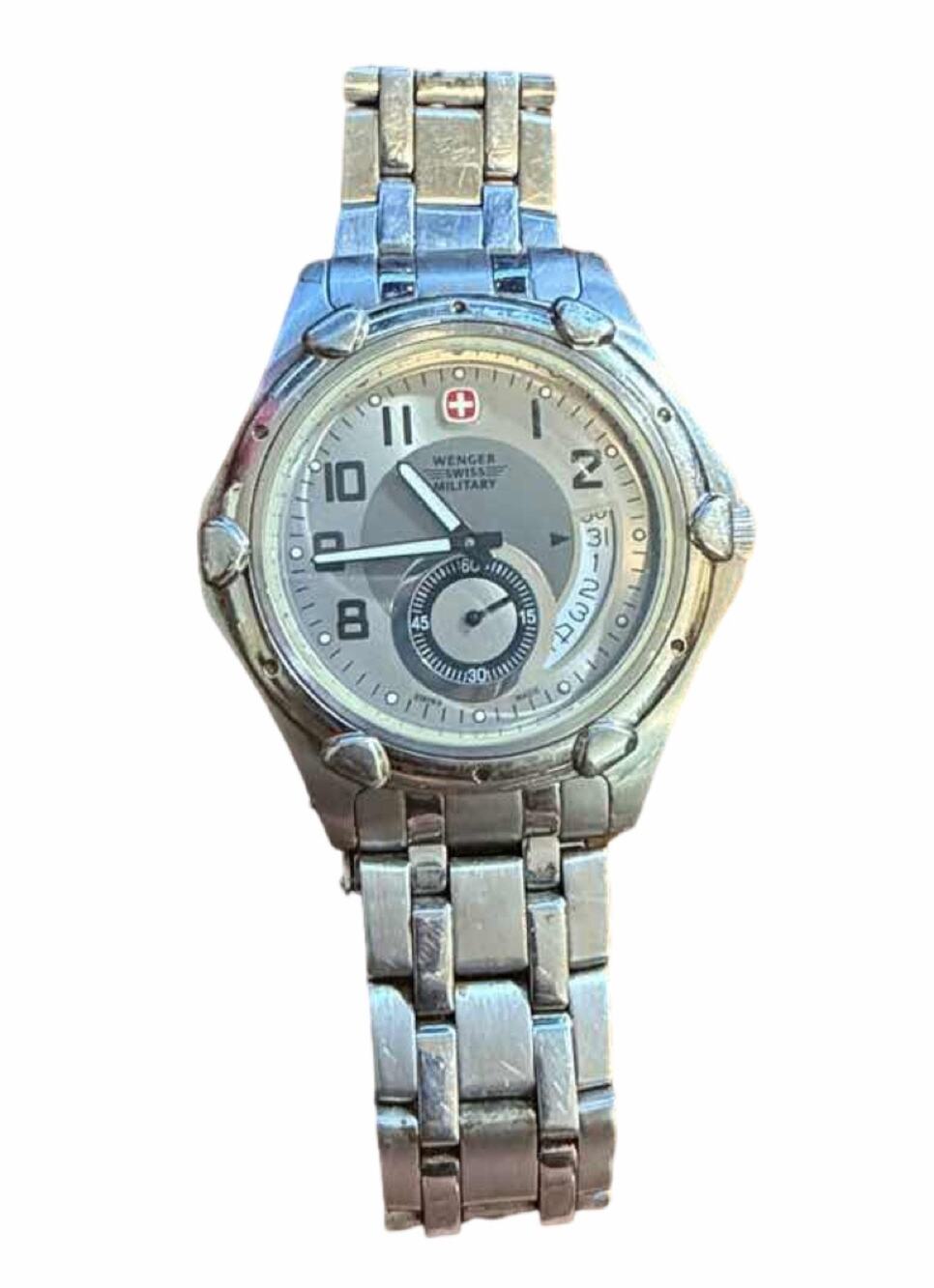 Wenger Swiss Military Men's Watch Stainless Steel Date Quartz